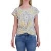 Lucky Brand Medallion Print Cotton & Modal Crewneck T-shirt