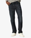 Lucky Brand 363 Mens Dark Wash Coolmax Straight Leg Jeans In Huron Coolmax