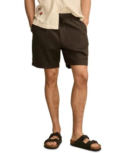 Lucky Brand Men's 7 Inch Pull On Shorts In Raven
