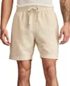 Lucky Brand Men's 7" Linen Pull-on Shorts In Pelican
