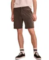 Lucky Brand Adventure Flat Front Stretch Shorts In Brown