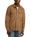 Lucky Brand Corduroy Button-up Top In Teak