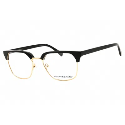 Lucky Brand Men's Black Rectangular Eyeglass Frames Vlbd133 In Multi