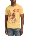 Lucky Brand Budweiser Clydesdale Horse Cotton Graphic T-shirt In Golden Glow