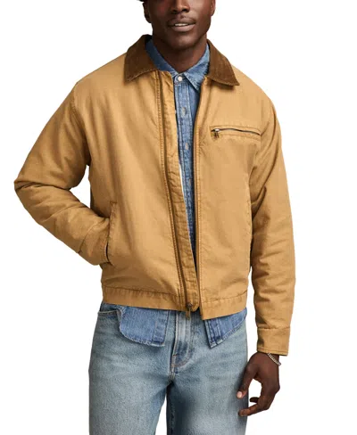 Lucky Brand Men's Canvas Work Long Sleeves Jacket In Brown