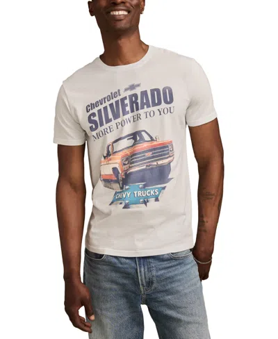 Lucky Brand Men's Chevy Silverado Short Sleeve Crewneck Graphic T-shirt In White