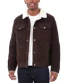 Lucky Brand Men's Corduroy Trucker Jacket In Espresso