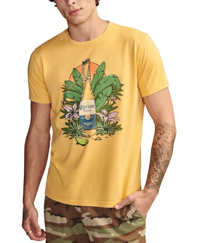 Lucky Brand Men's Corona Tropical T-shirts In York Yellow
