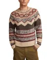 Lucky Brand Men's Fair Isle Crewneck Long-sleeve Sweater In Multi