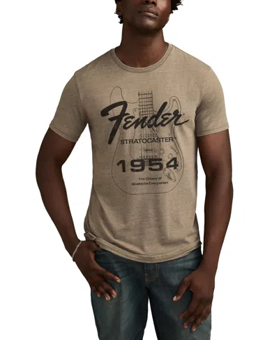 Lucky Brand Men's Fender Stratocaster Crewneck T-shirt In Multi