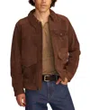 Lucky Brand Suede Ranch Jacket In Brown