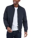 Lucky Brand Men's Garment-dyed Full-zip Bomber Jacket In Blue