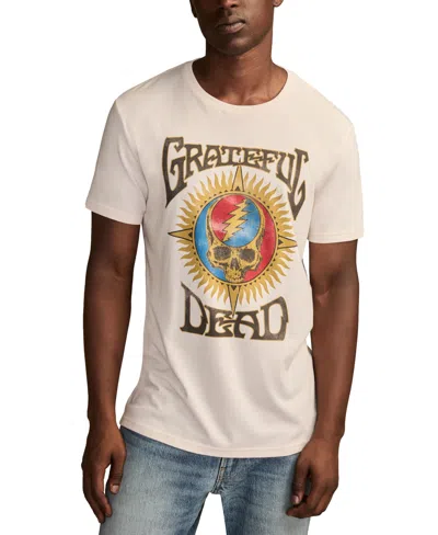 Lucky Brand Men's Grateful Dead Real Skull Crewneck T-shirt In Neutral