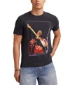 Lucky Brand Men's Jimi Hendrix Short Sleeve Crewneck Graphic T-shirt In Black