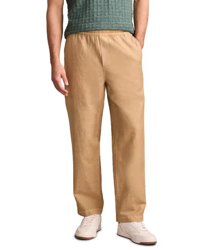 Lucky Brand Men's Linen Pull On Pants In Brown