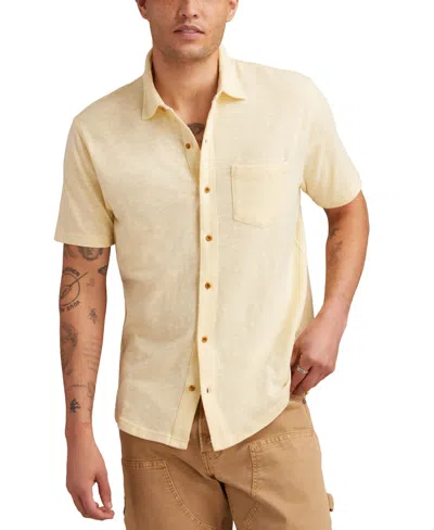 Lucky Brand Men's Linen Short Sleeve Button Down Shirt In Multi