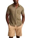Lucky Brand Men's Linen Short Sleeve Button Down Shirt In Multi