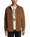 Lucky Brand Finewale Corduroy Workshirt In Kangaroo