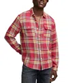 Lucky Brand Plaid Flannel Utility Shirt In Multi