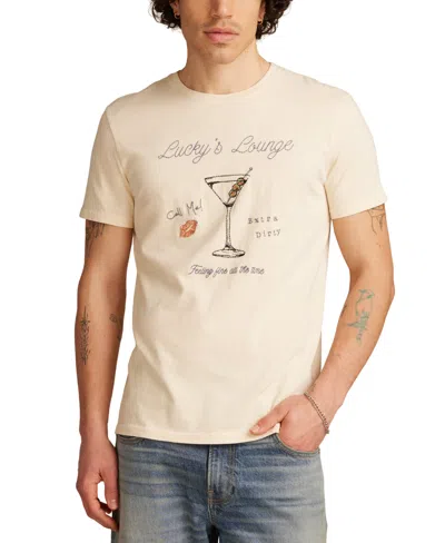 Lucky Brand Men's Lucky Cocktail Short Sleeve Crewneck Graphic T-shirt