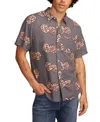 Lucky Brand Dice Cotton Button-up Shirt In Blue