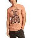 Lucky Brand Make Your Luck Graphic T-shirt In Autum Glaze