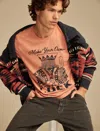 Lucky Brand Make Your Luck Graphic T-shirt In Orange