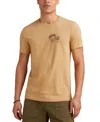 Lucky Brand Men's Palm Springs Venom Elixor Short Sleeve Crewneck Graphic T-shirt In Burgundy