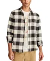 Lucky Brand Plaid Cloud Soft Flannel Button-up Shirt In Black Multi