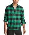 Lucky Brand Men's Plaid Cloud Soft Flannel Shirt In Cream Multi