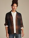 Lucky Brand Men's Plaid Shirt Jacket In Multi