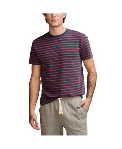 Lucky Brand Men's Stripe Jersey Crewneck T-shirt In Indigo