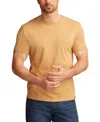 Lucky Brand Venice Burnout Crewneck T-shirt In Orange