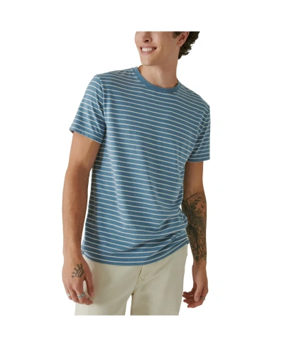 Lucky Brand Men's Venice Burnout Stripe Crewneck T-shirt In Multi