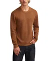 Lucky Brand Men's Waffle Crewneck Sweater In Brown