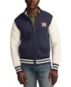 Lucky Brand Men's Zip Sweater Bomber In Blue