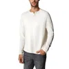 Lucky Brand Mens Crewneck Button Placket Henley Shirt In White