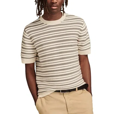 Lucky Brand Mens Striped Knit Crewneck Sweater In Multi