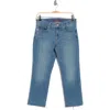 Lucky Brand Mid Rise Sweet Crop Raw Hem Jeans