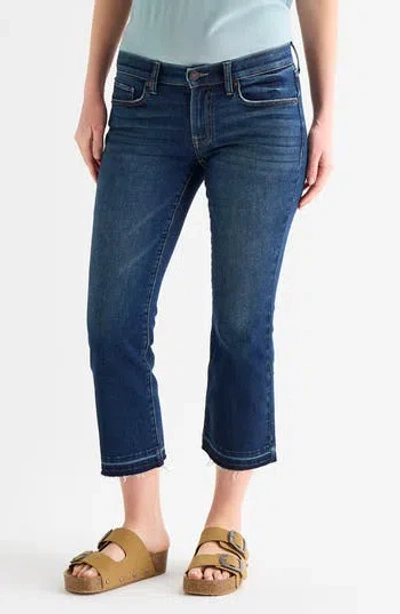 Lucky Brand Mid Rise Sweet Kick Crop Jeans In Blue