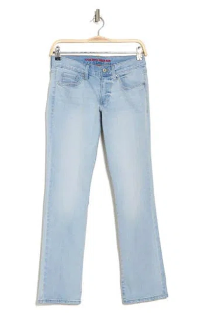 Lucky Brand Mid Rise Sweet Straight Leg Jeans In Bain Bridge