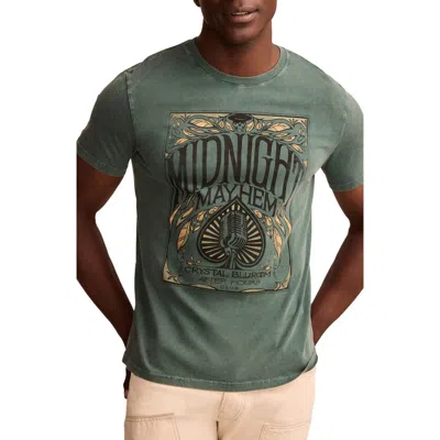 Lucky Brand Midnight Mayhem Cotton Graphic T-shirt In Blue Spruce