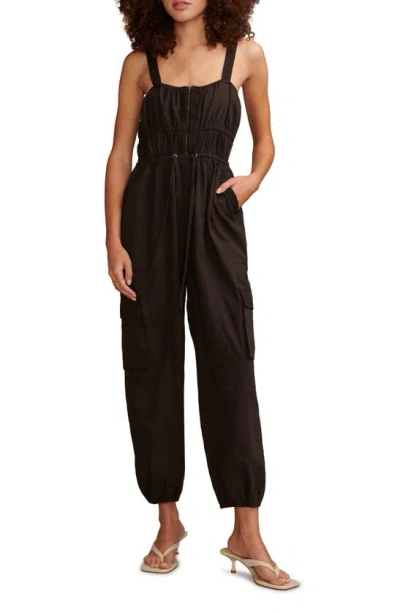 LUCKY BRAND MILITARY COTTON JOGGER JUMPSUIT