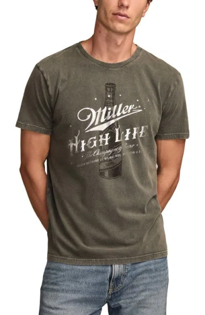 Lucky Brand Miller High Life Graphic T-shirt In Multi
