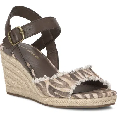 Lucky Brand Mindra Espadrille Wedge Sandal In Multi