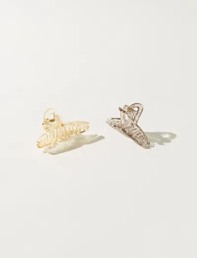 Lucky Brand Mini Loop Claw Set In Multi