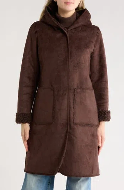 Lucky Brand Missy Hooded Jacket In Burgundy