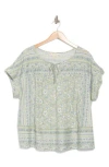 Lucky Brand Mix Print Top
