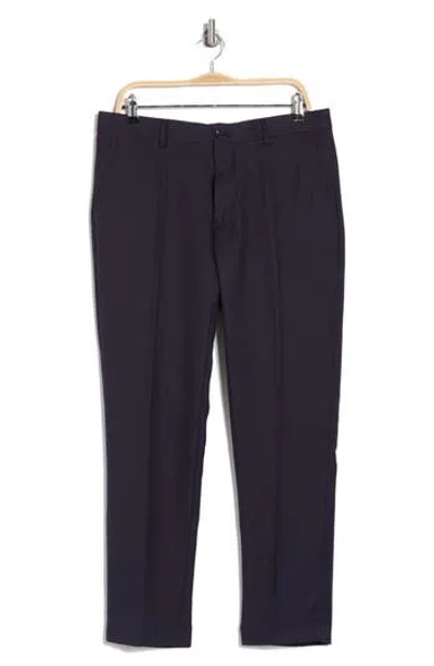 Lucky Brand Modern Fit Sharkskin Pants In Navy