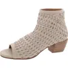 Lucky Brand Mofira Open Toe Bootie In Multi